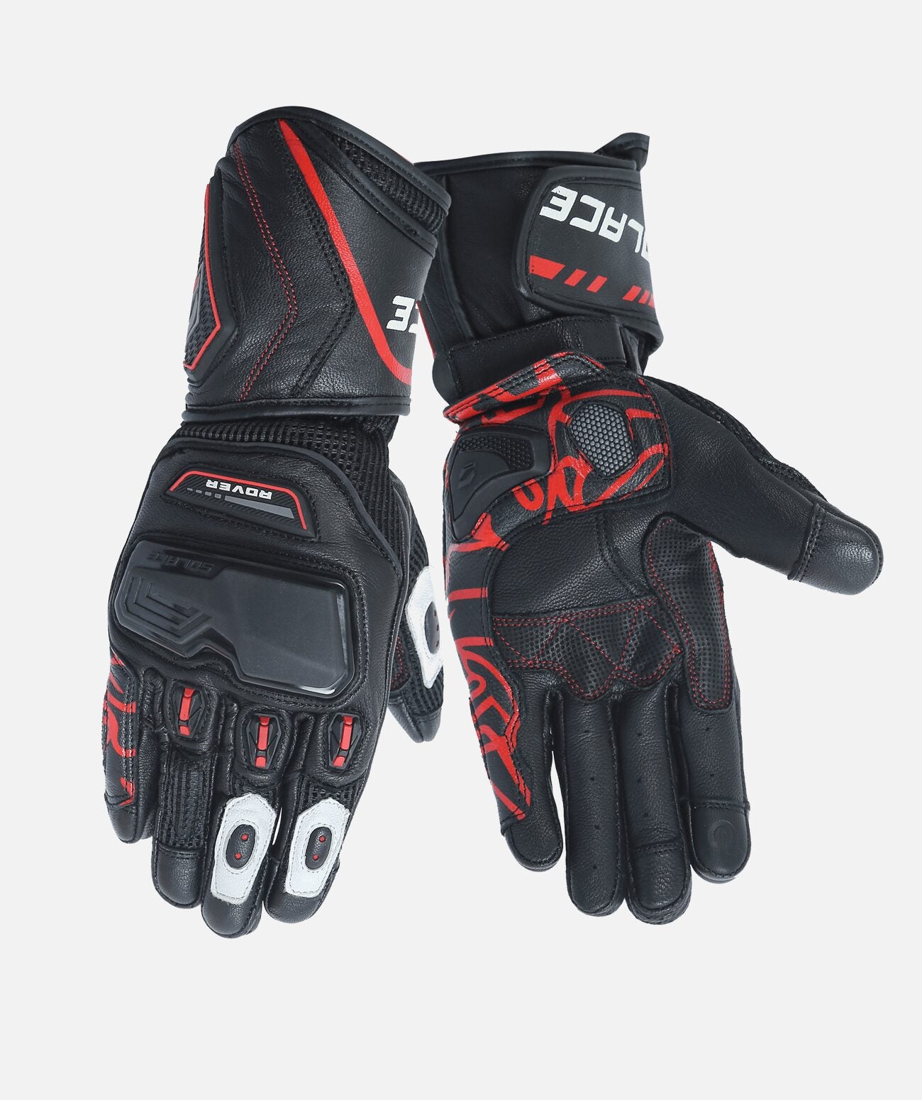 OURLEGACY BIKER GLOVE Currant Red Nappa RAIDA Riding Gloves Air