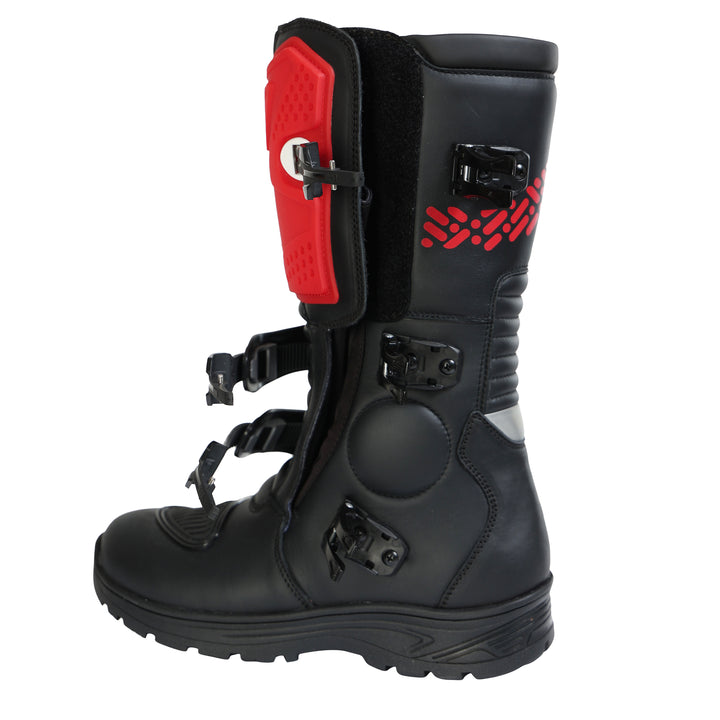 Adventure X Pro V2 boots with KNOX® Micro-Lock™ (Magma Red)