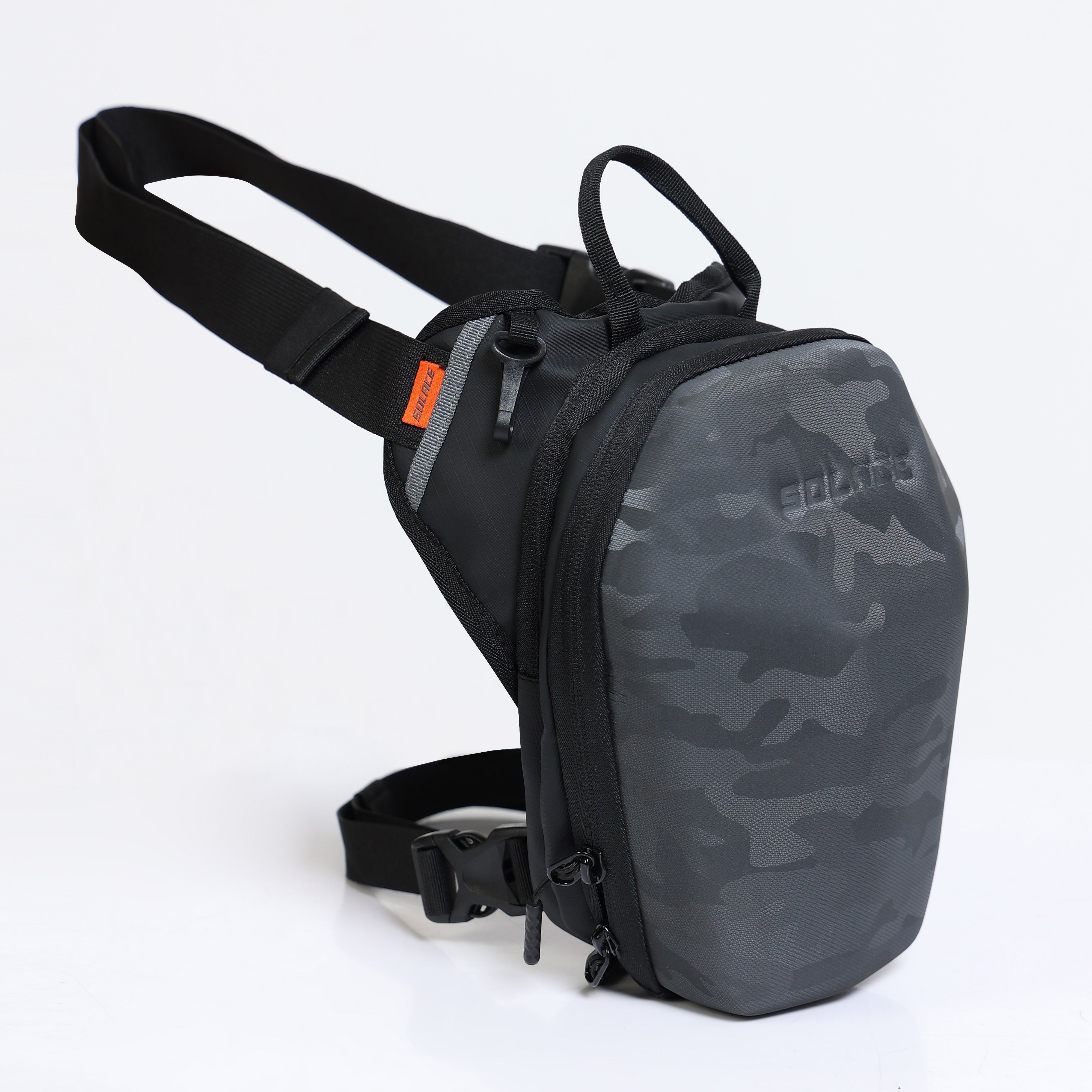 Exo Thigh Bag - Black Camo