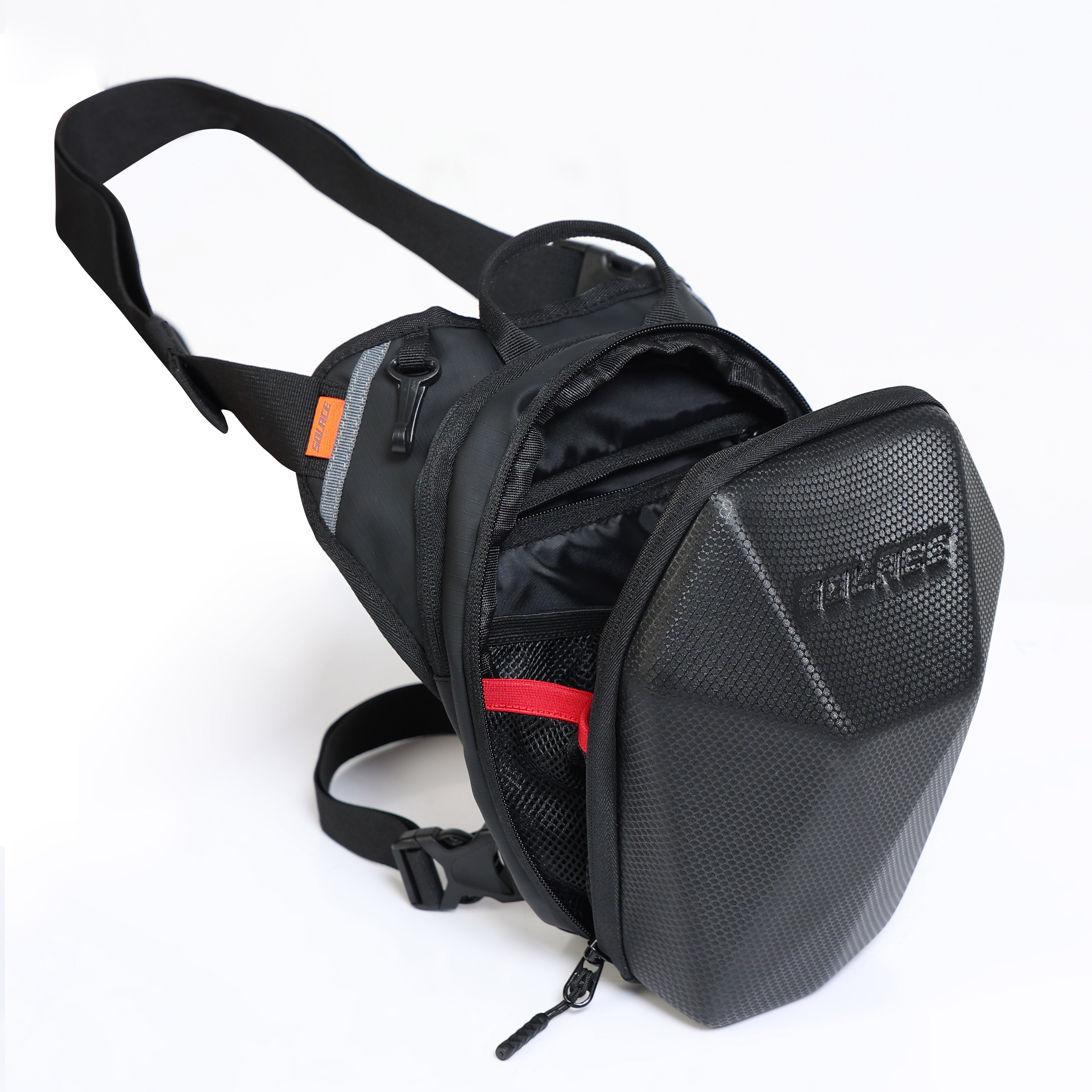 Exo Thigh Bag - Carbon Black