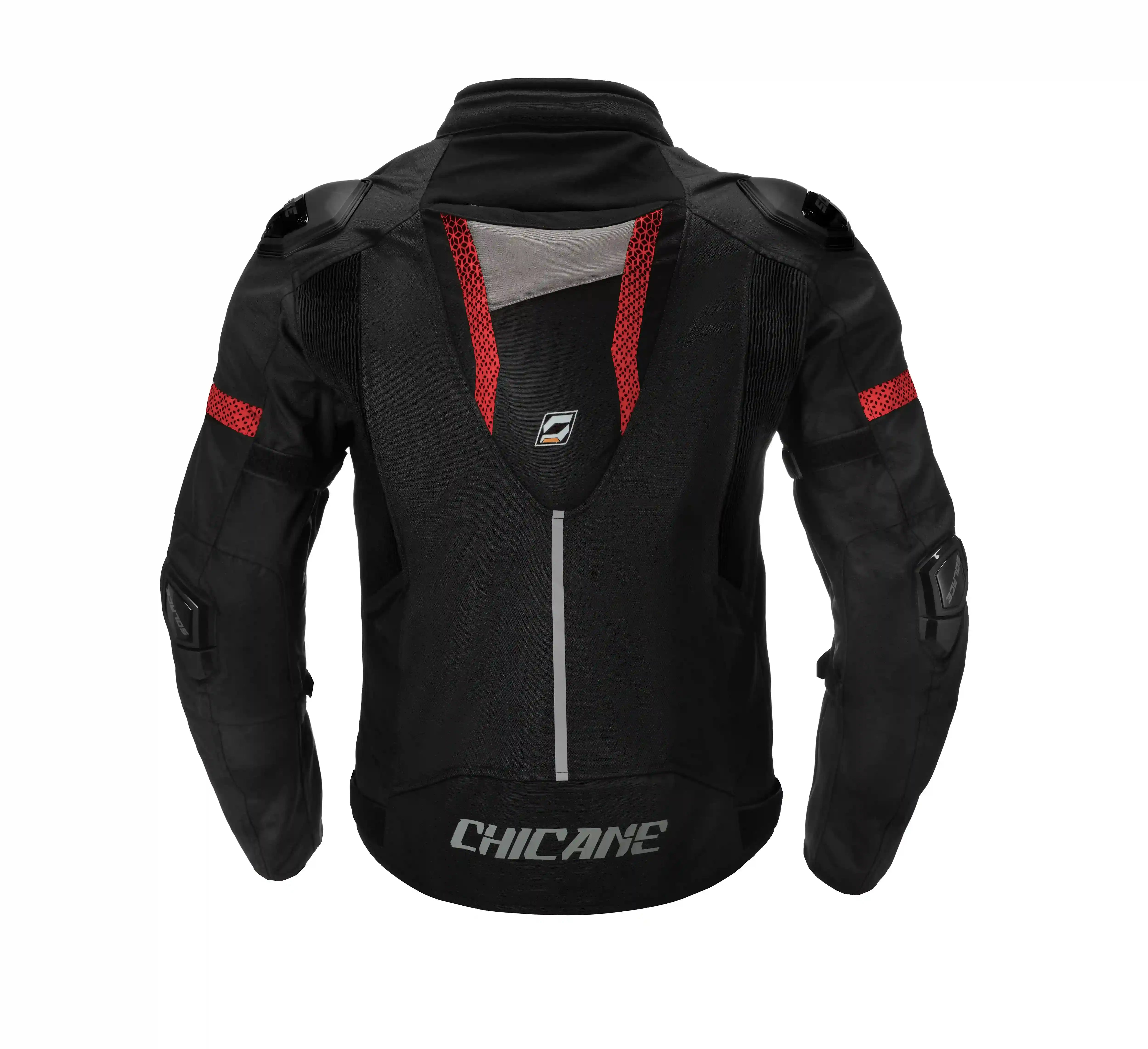 Chicane Jacket (Black Red)