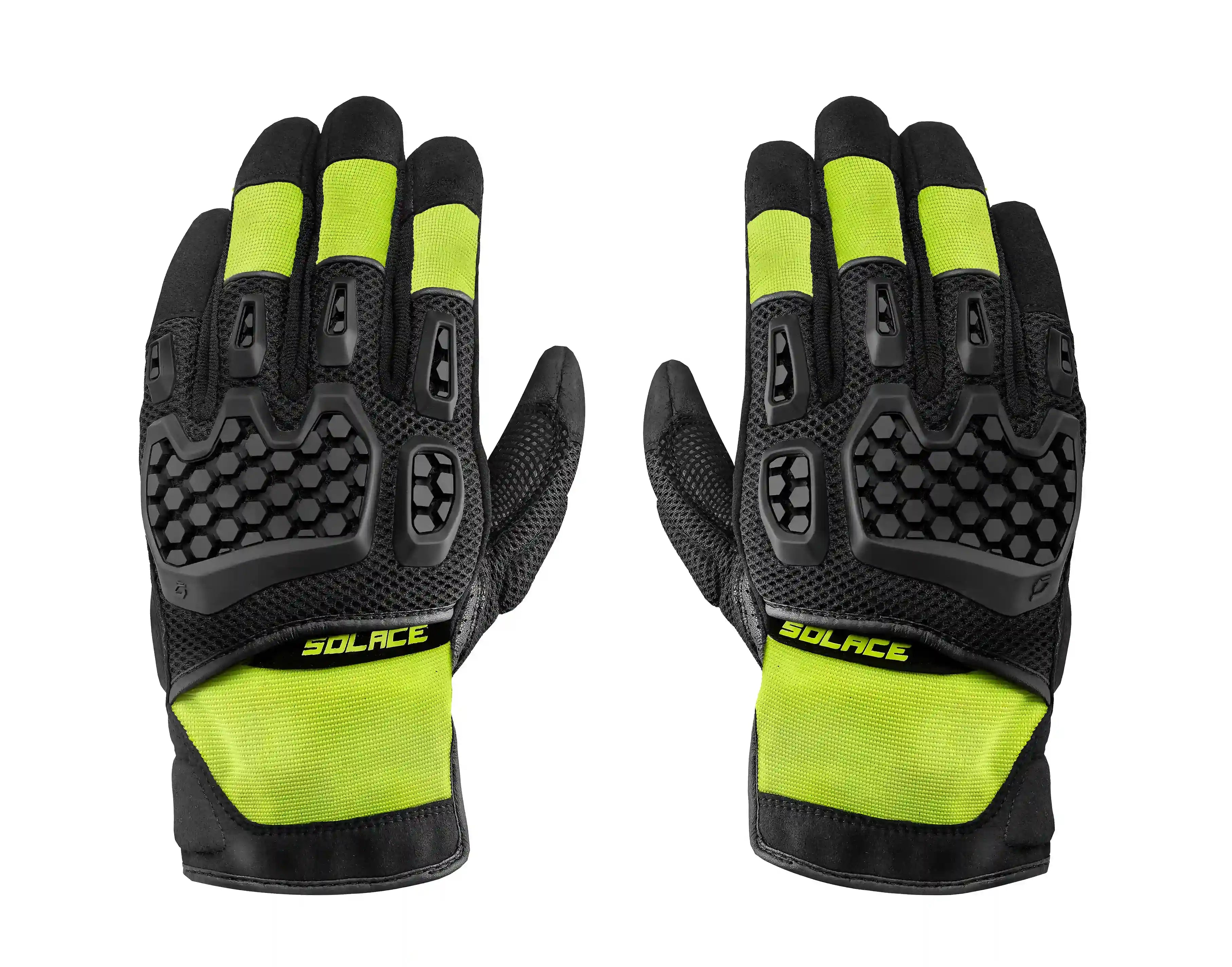 AIRX DUALSPORT CE GLOVES (NEON GREEN )