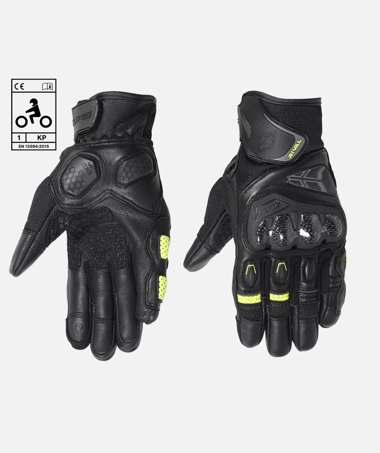 Rival Carbon CE Gloves (Neon)