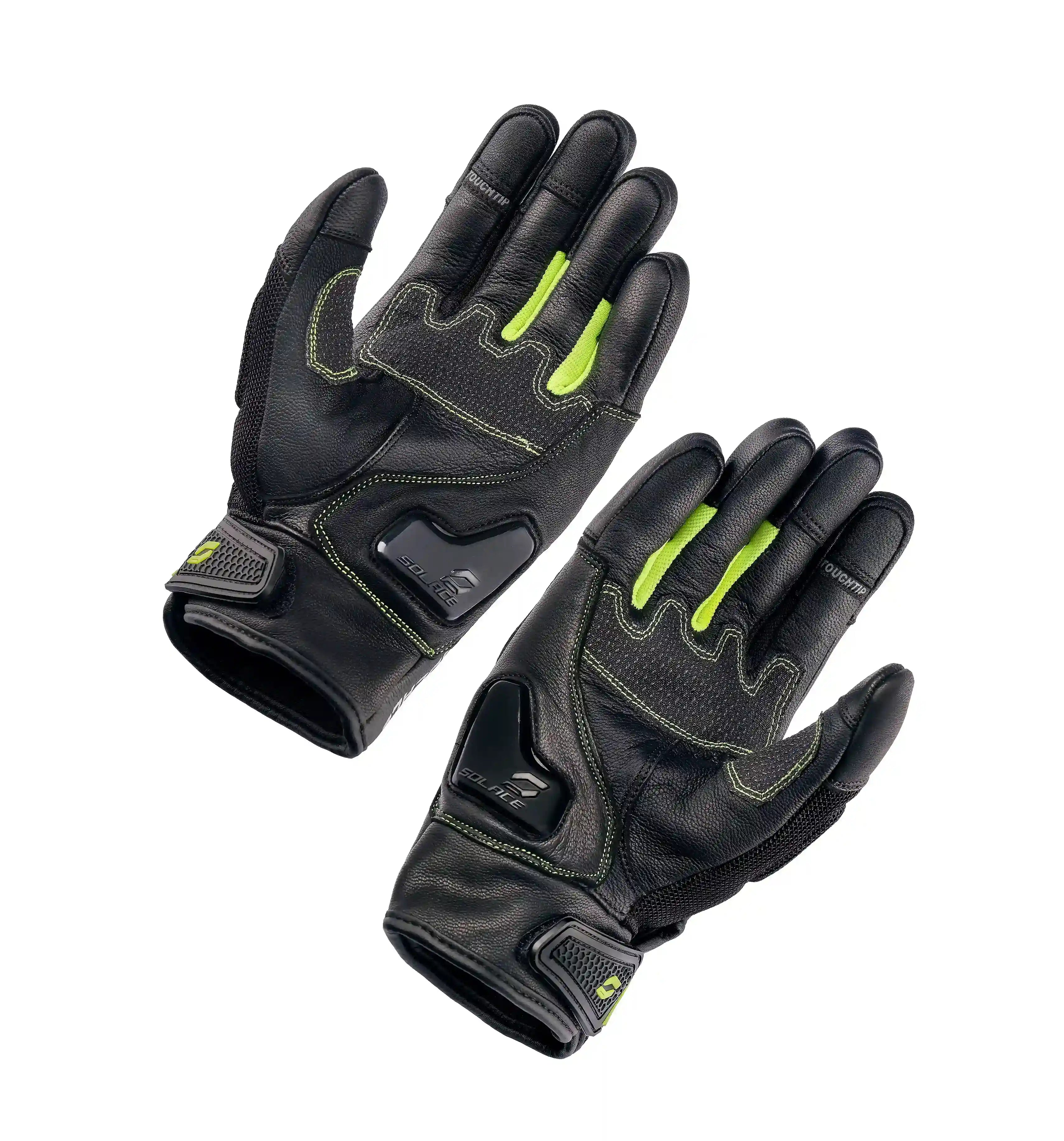 Varno short gloves (HI-VIS Yellow )