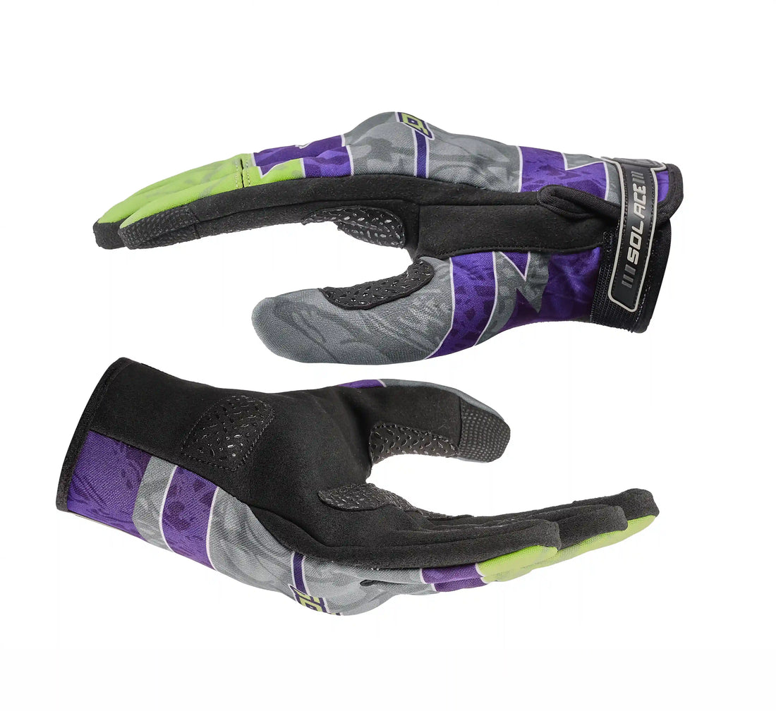 O2 Octane Gloves Octane Off-road Gloves( Blue.green) - Motorcycle gloves | Solace ...
