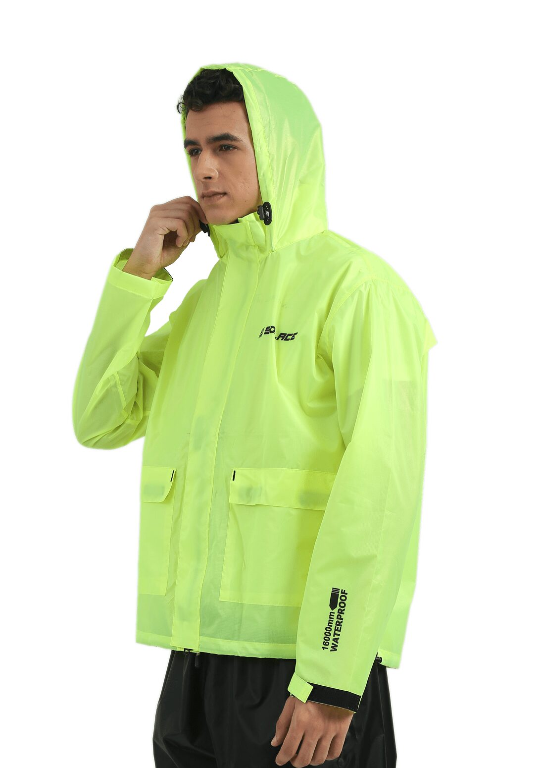 RAINPRO JACKET 16K (Neon) - Motorcycle Rain Jacket | SOLACE