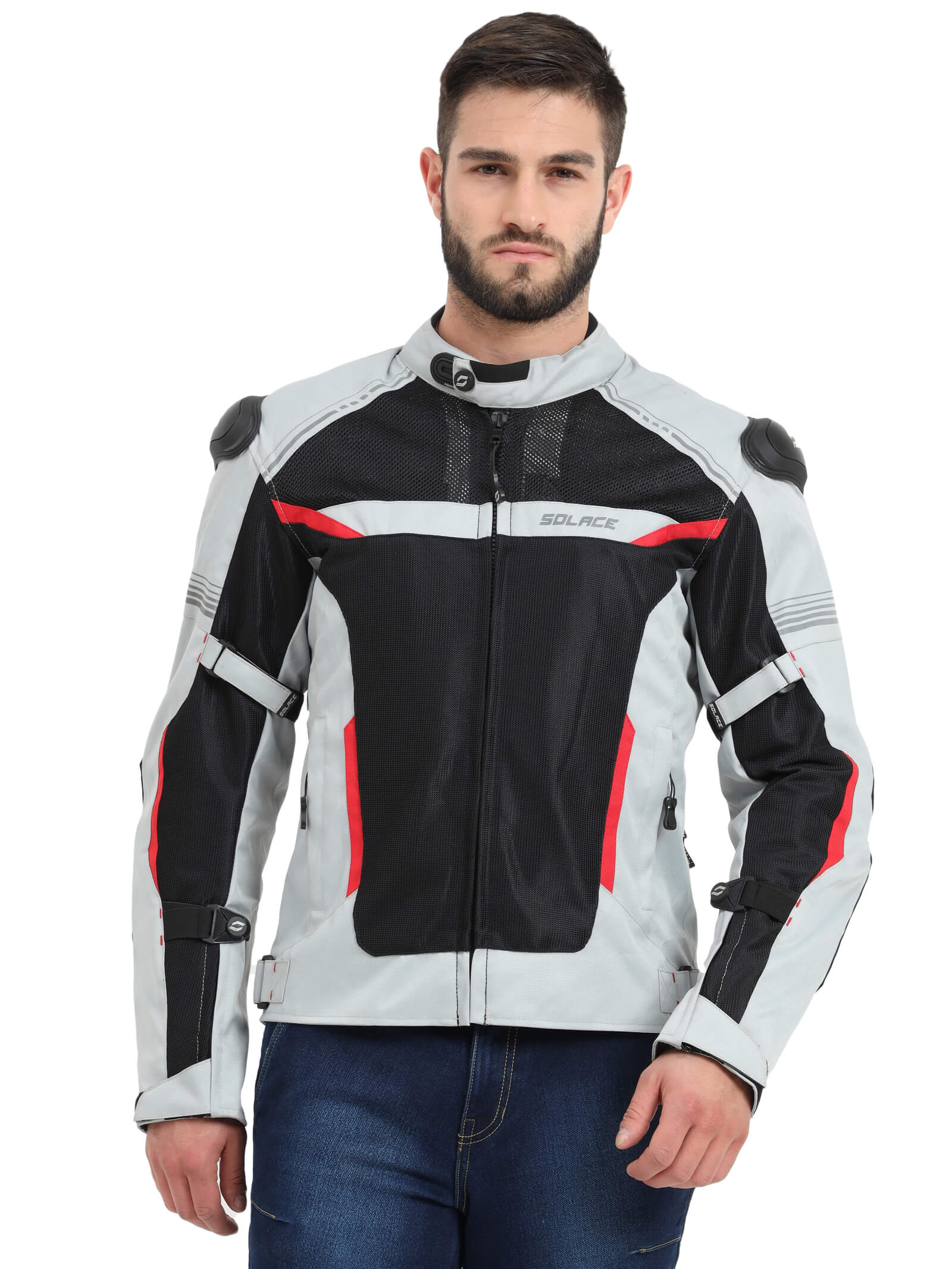 RAMBLE JACKETS (RED) - Motorcycle Jacket | Solace – Solace