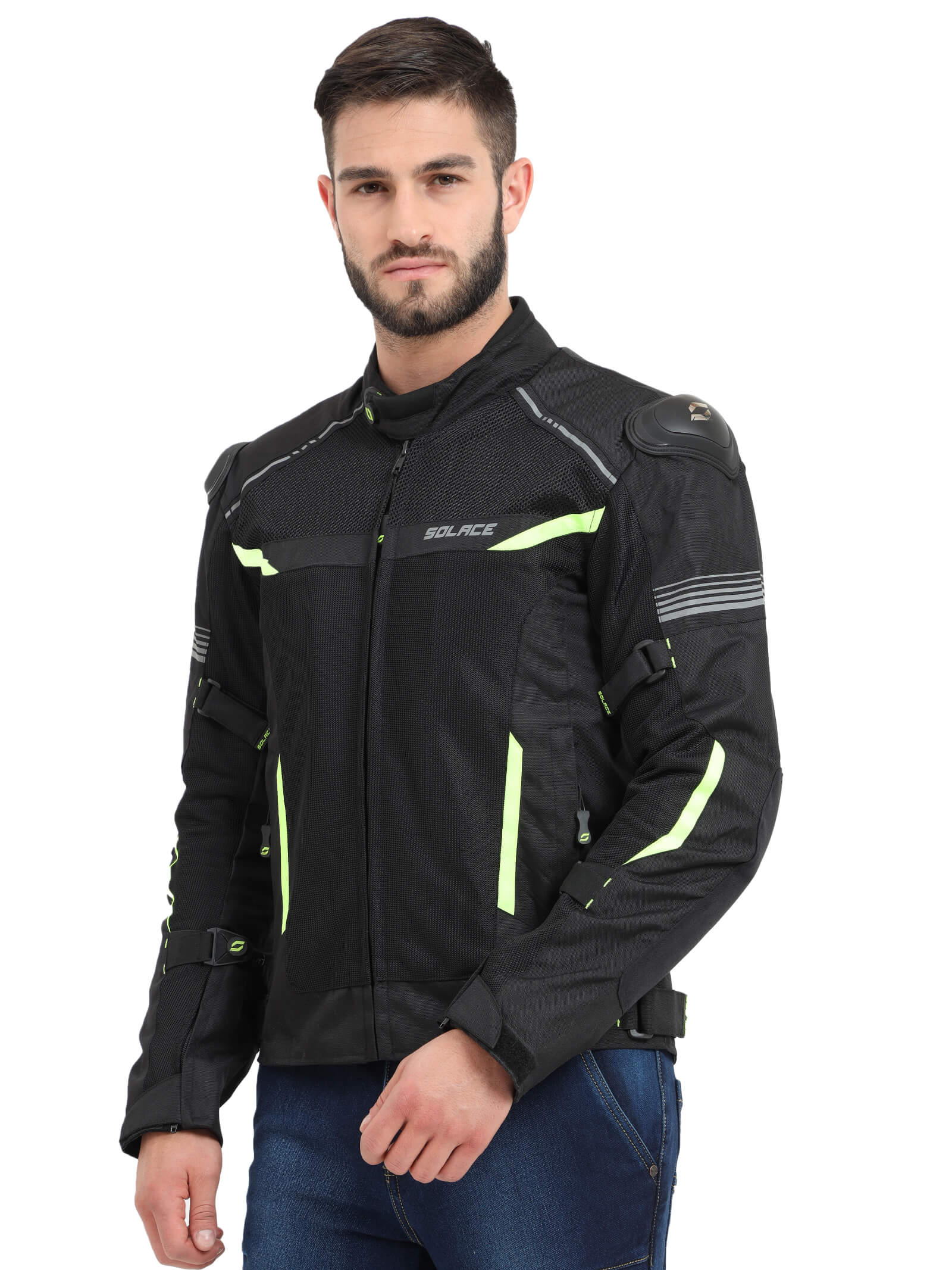 RAMBLE Jacket ( Neon ) - Motorcycle Jacket | Solace – Solace