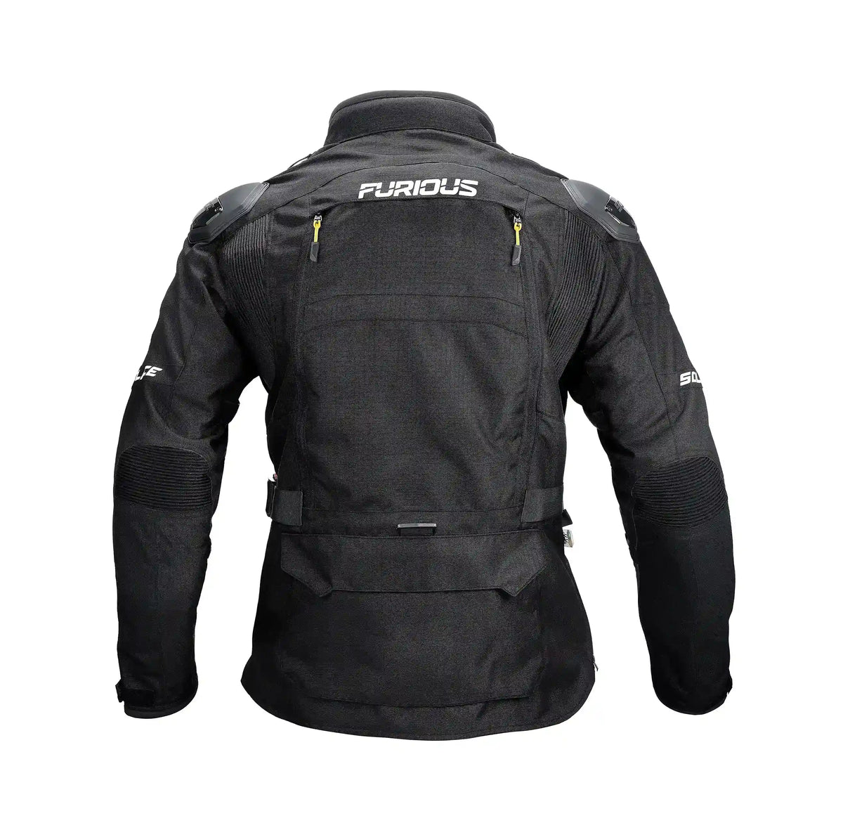 Furious Touring Jacket V4.0( Black ) - Motorcycle jackets| Solace Furious Touring Jacket V4.0( Black ) - Motorcycle jackets| Solace