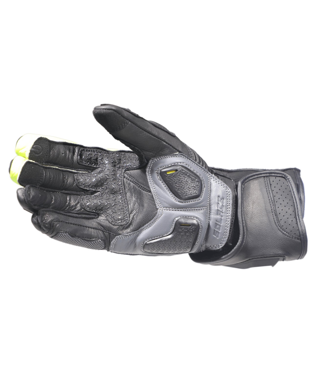 Furious CE Gloves V2.0 (Neon) - Motorcycle Gloves | Solace