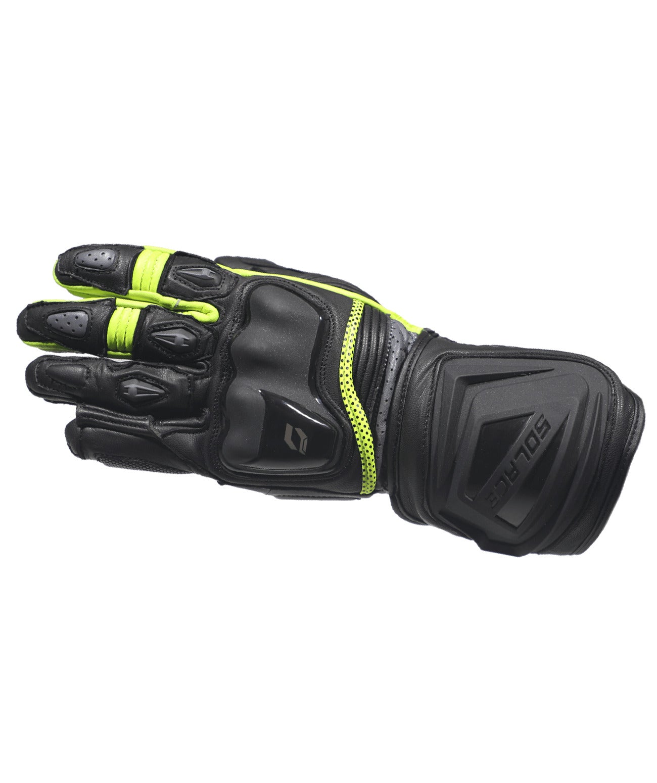Furious CE Gloves V2.0 (Neon) - Motorcycle Gloves | Solace