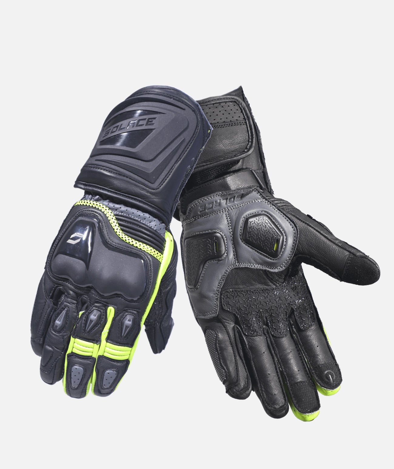 Furious CE Gloves V2.0 (Neon) - Motorcycle Gloves | Solace