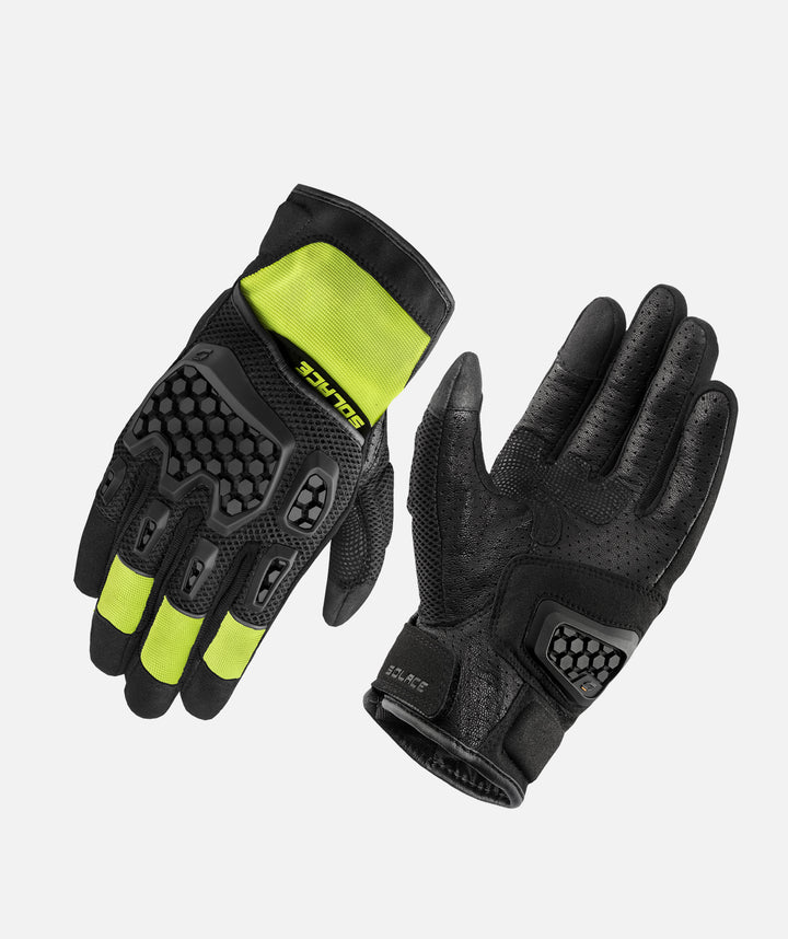 AIRX DUALSPORT CE GLOVES (NEON GREEN )