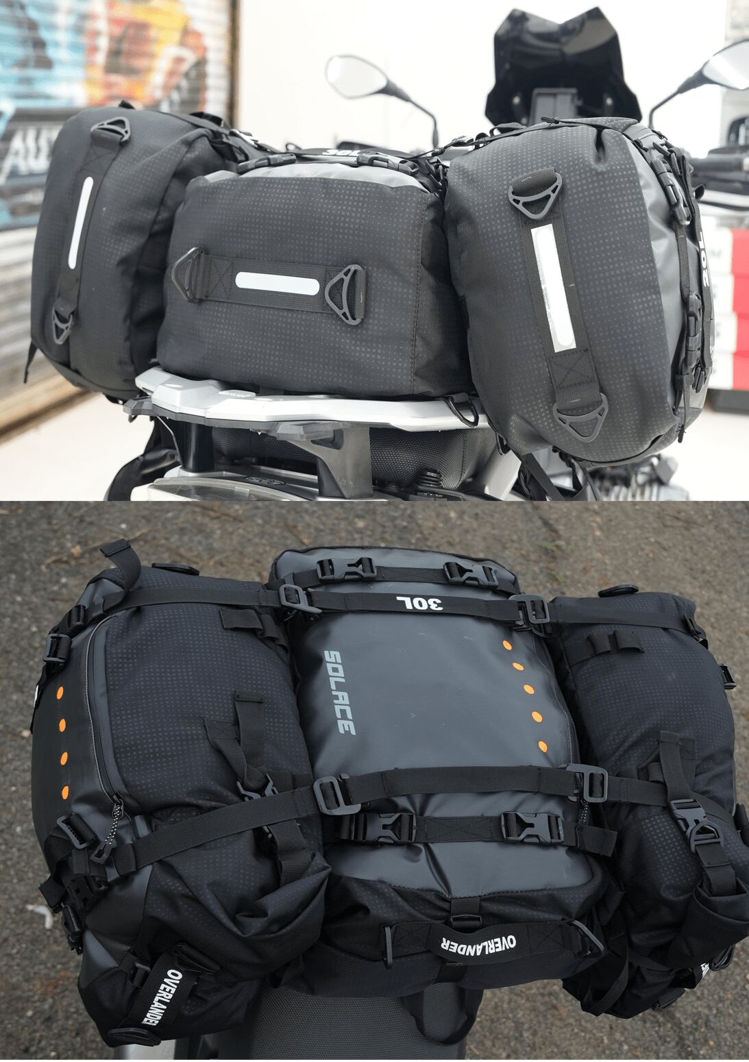 20 Liter waterdichte bagagedragertas zwart | Zwart | VS2309.1 20 Liter waterdichte bagagedragertas zwart | Zwart | VS2309.1