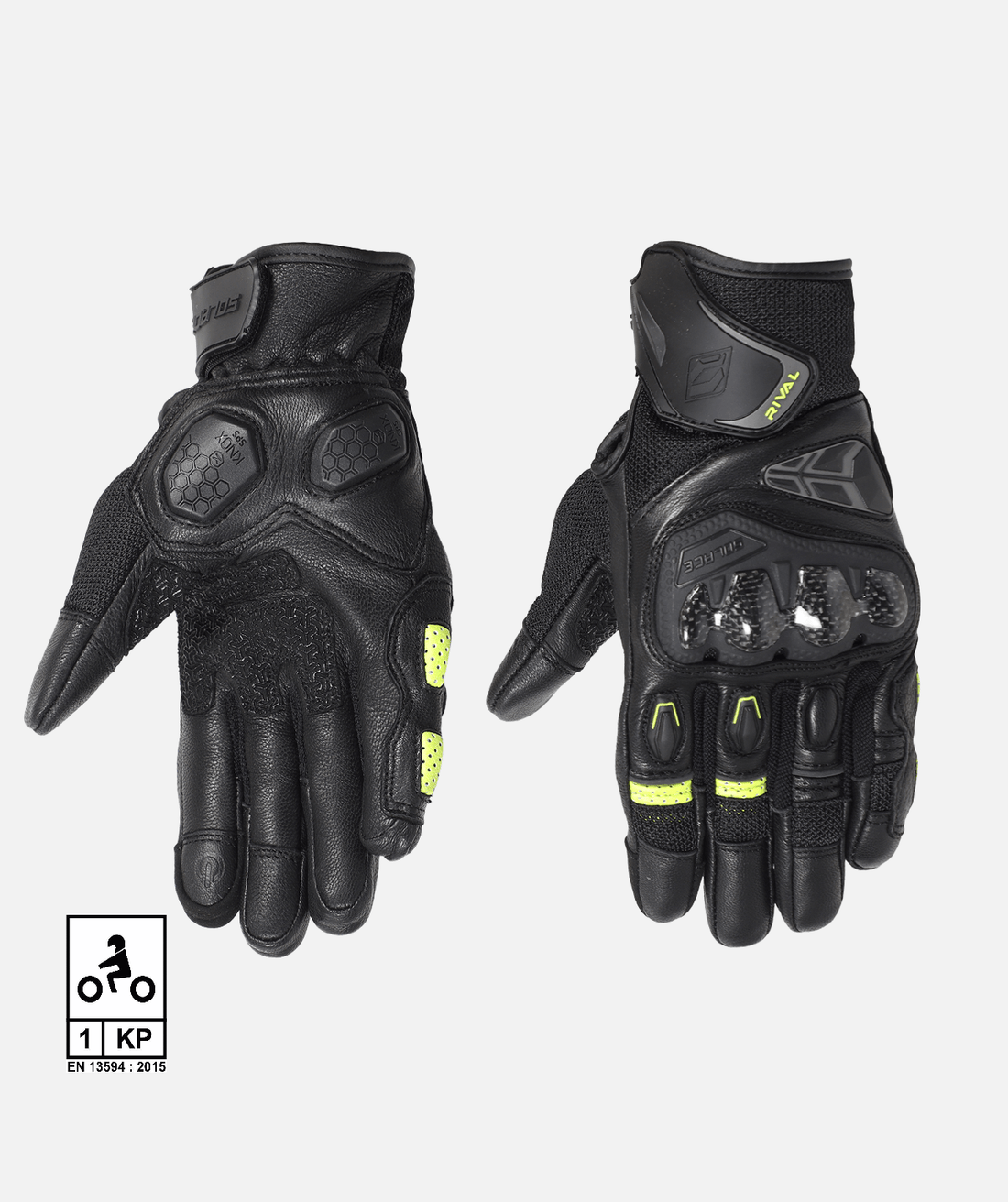 Rival Carbon CE Gloves (Neon)
