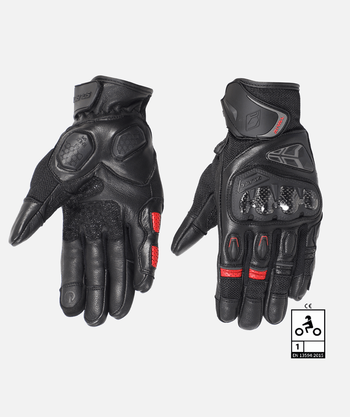 Rival Carbon CE Gloves (Red)