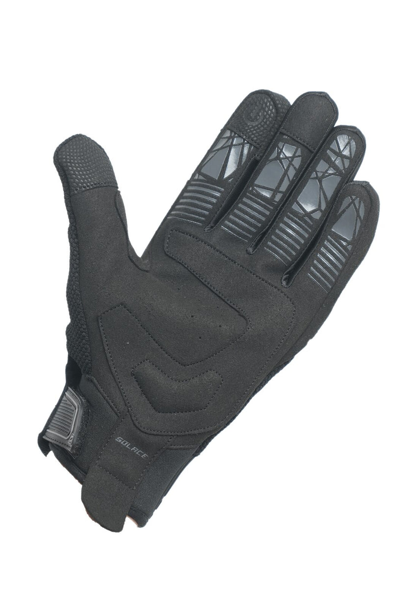 X-Pro Gloves ( Black ) - Solace Motorcycle Clothing Co - Official ...