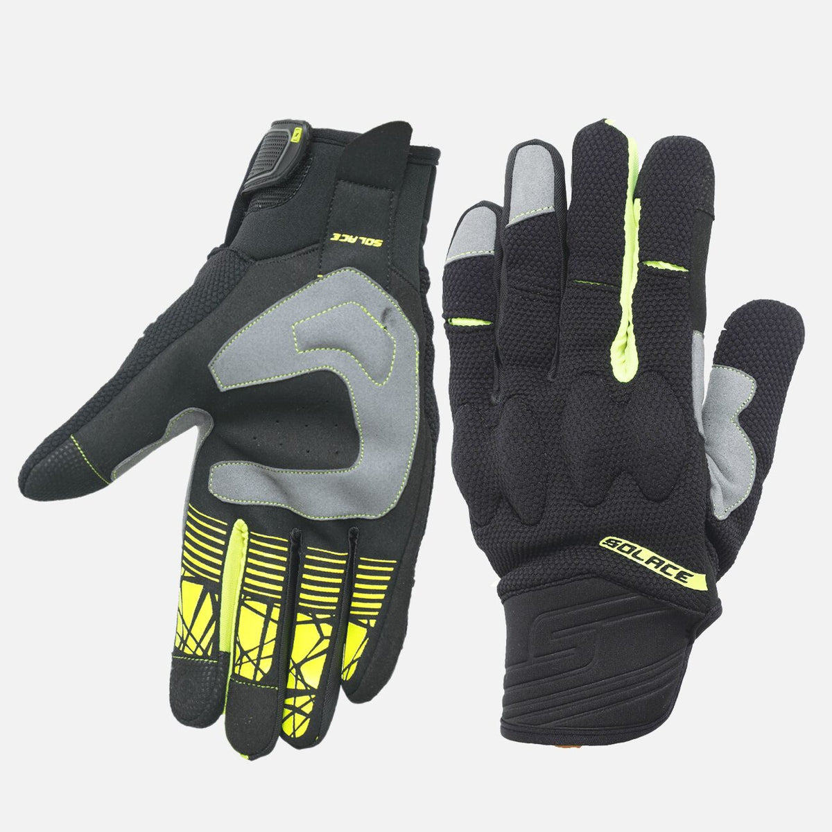 X-Pro Gloves ( Neon ) - Solace Motorcycle Clothing Co - Official ...