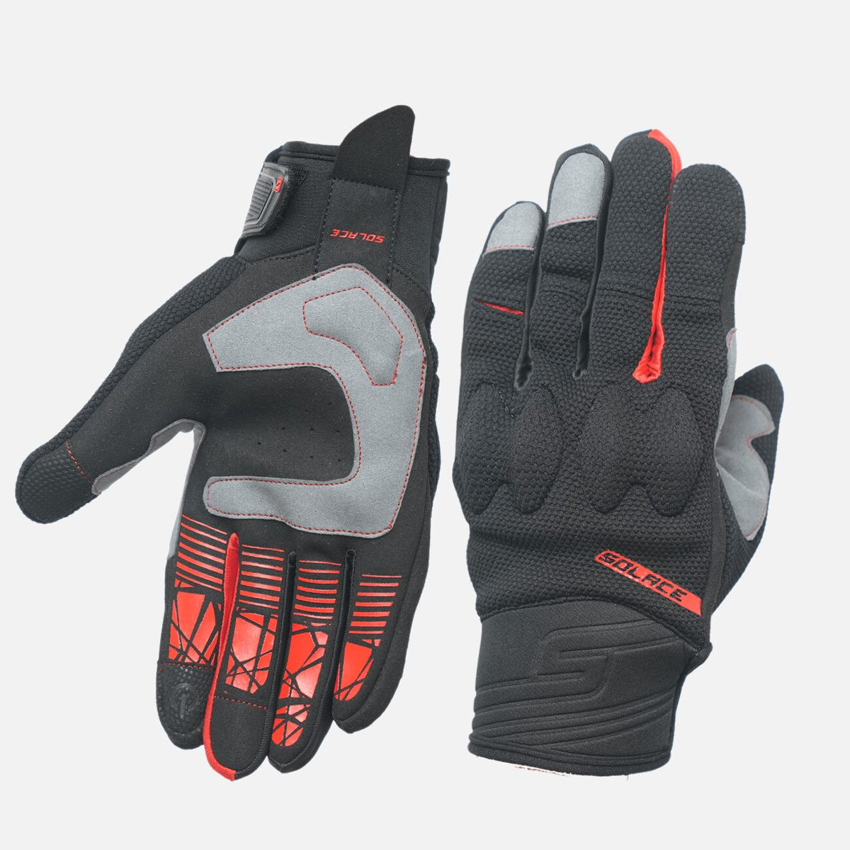 X-Pro Gloves ( Red ) - Solace Motorcycle Clothing Co - Official Website ...