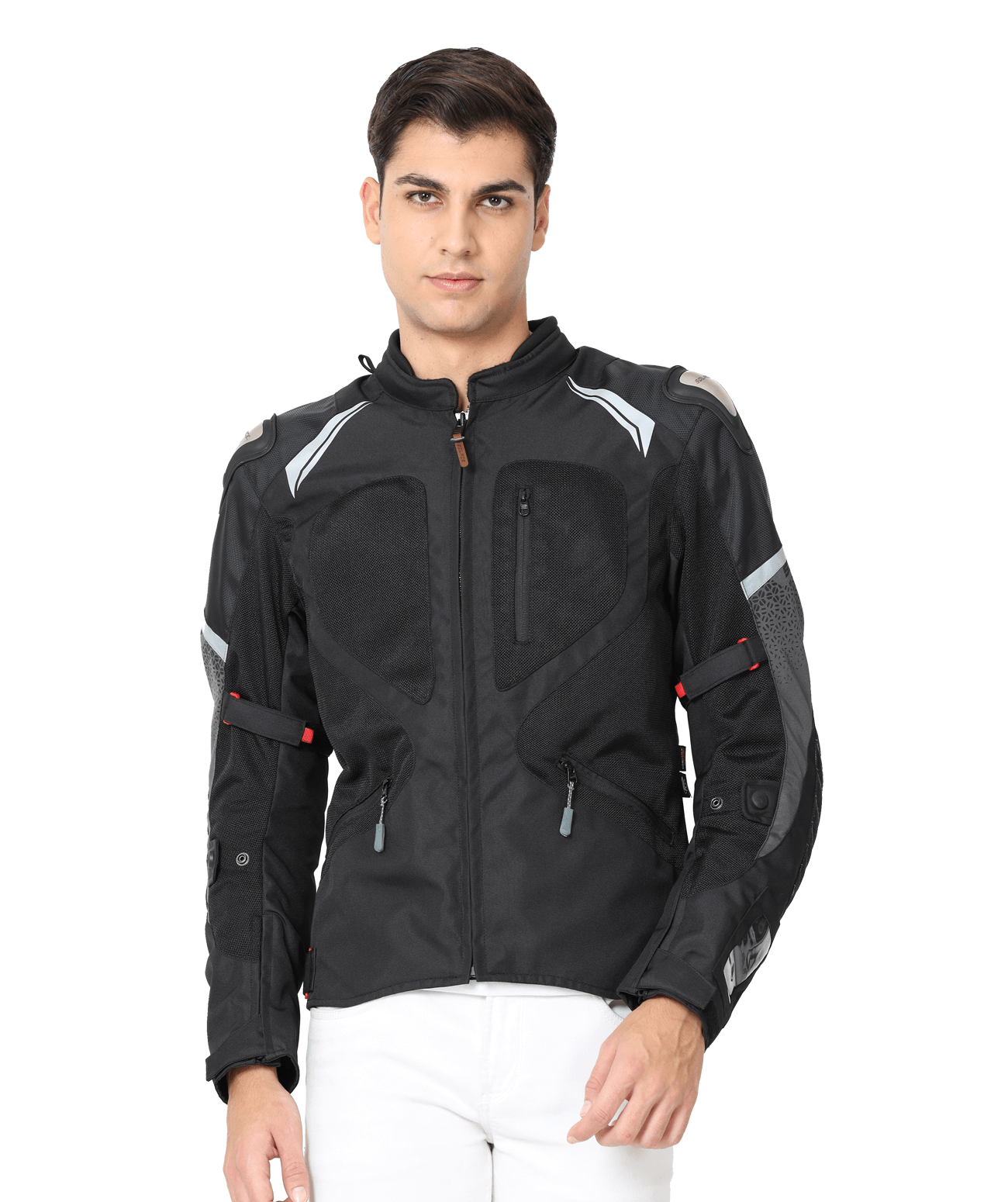 SABRE JACKET Pro V5 (Black) - Solace Motorcycle Clothing Co - Official ...