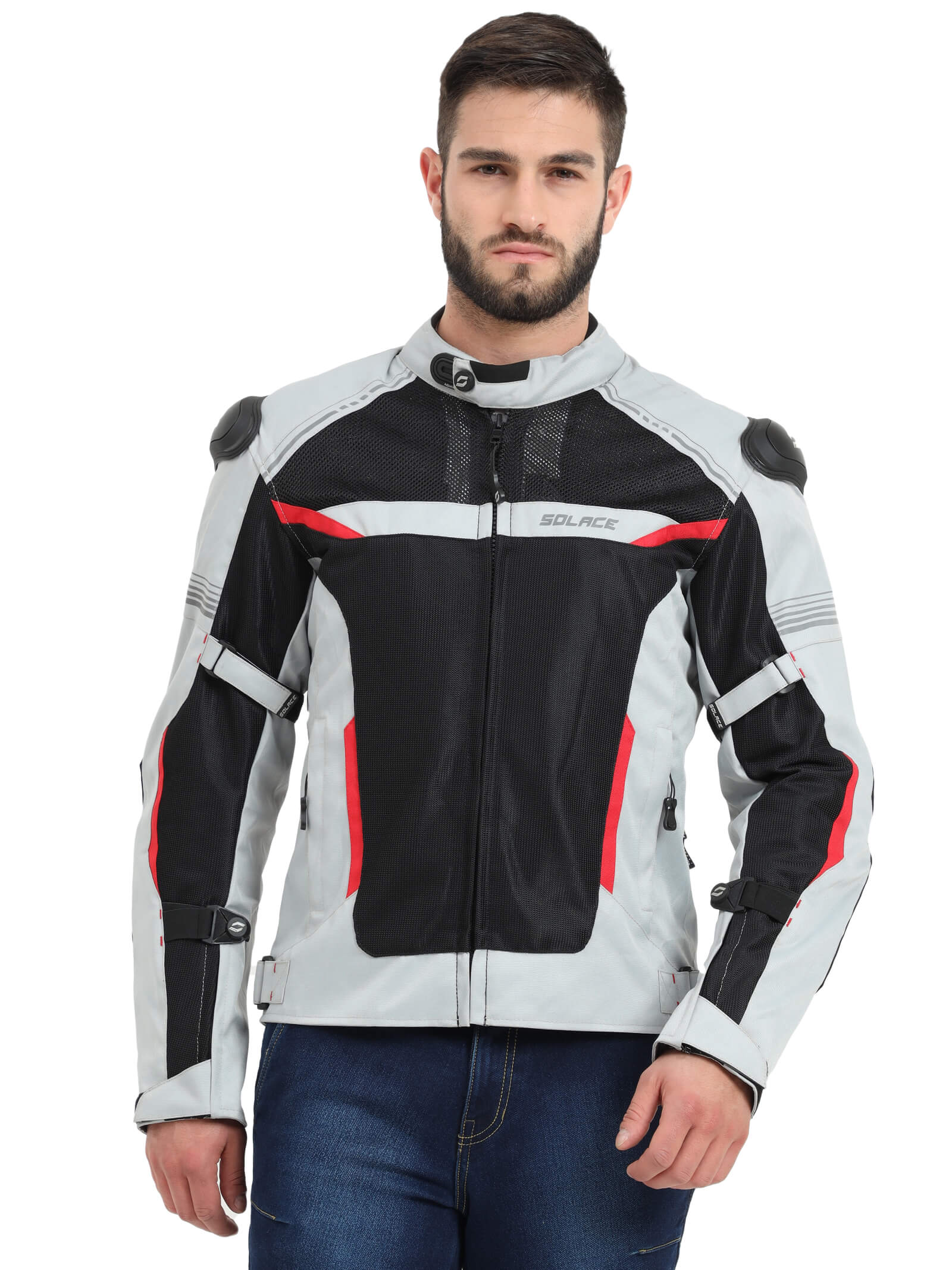 RAMBLE JACKETS (RED) - Solace Motorcycle Clothing Co - Official Website