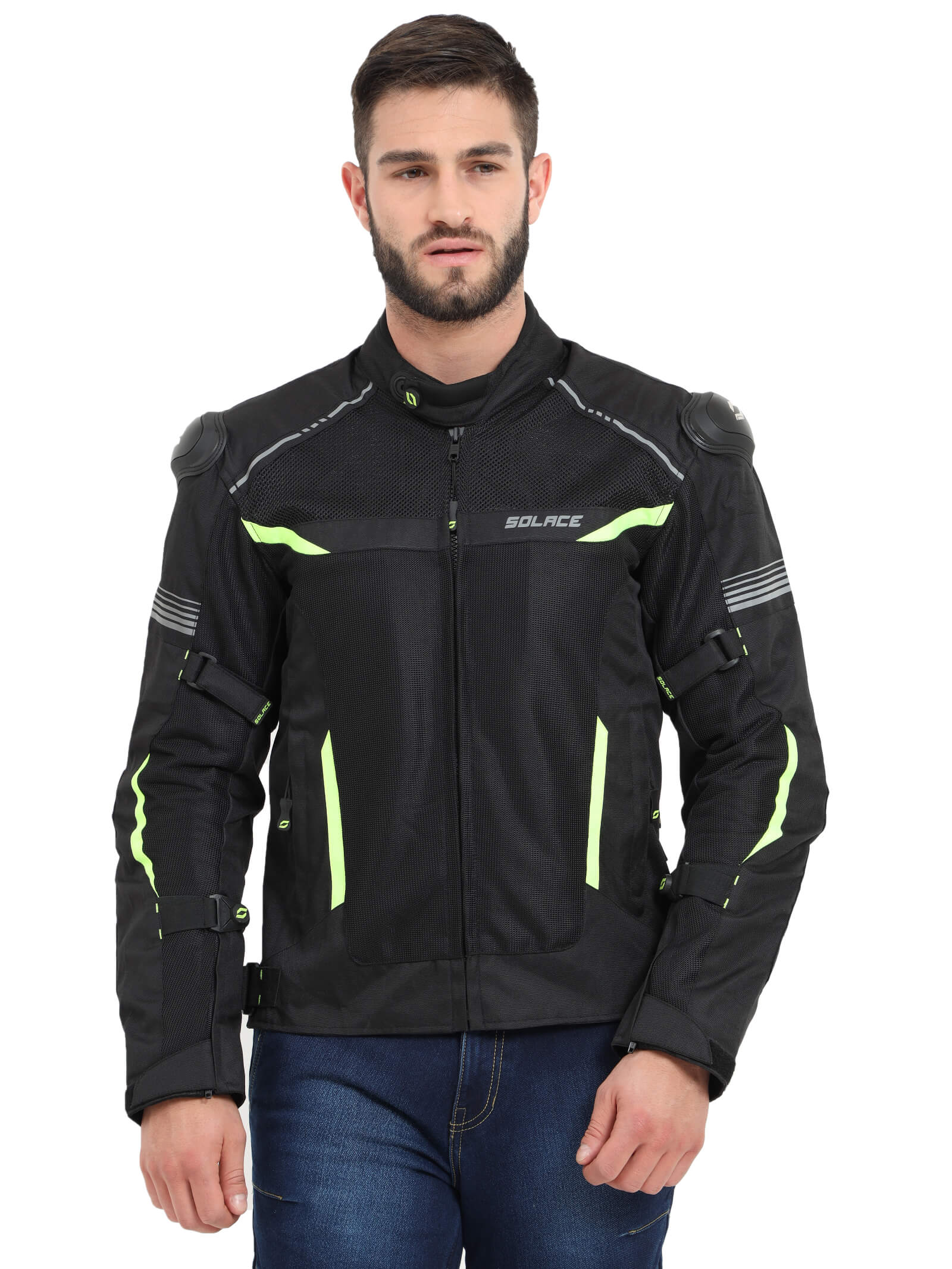 RAMBLE Jacket ( Neon ) - Solace Motorcycle Clothing Co - Official Website